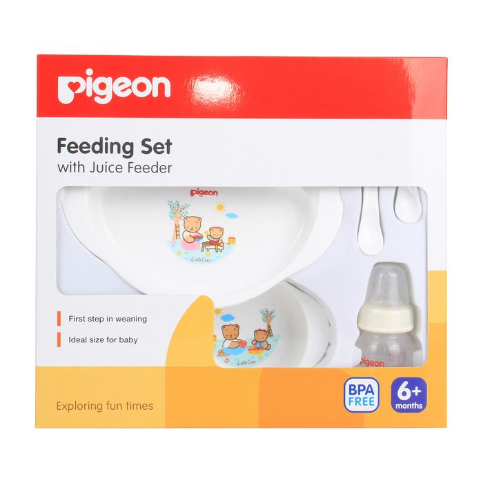 Gambar Pigeon Feeding Set With Juice Feeder dari bintaro baby shop undefined Tokopedia