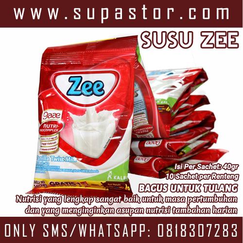 Gambar Susu Zee Vanila 40gr per Sachet (isi 10 Sachet) dari Supastor undefined Tokopedia