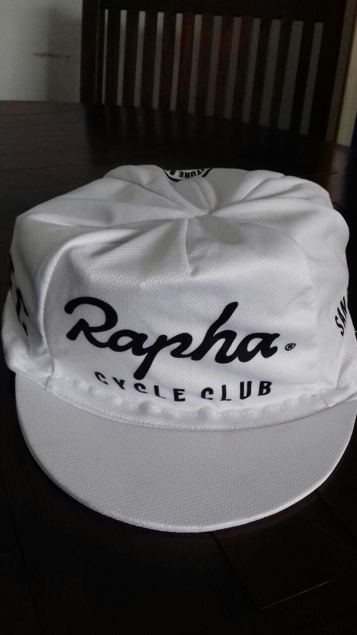 Cycling Cap Topi Sepeda Rapha Putih 