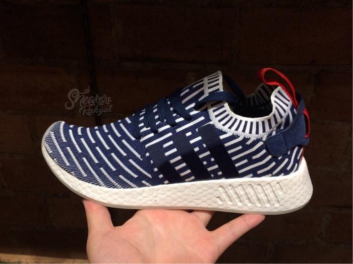 Jual Adidas NMD R2 Glitch Navy Red Jakarta Barat