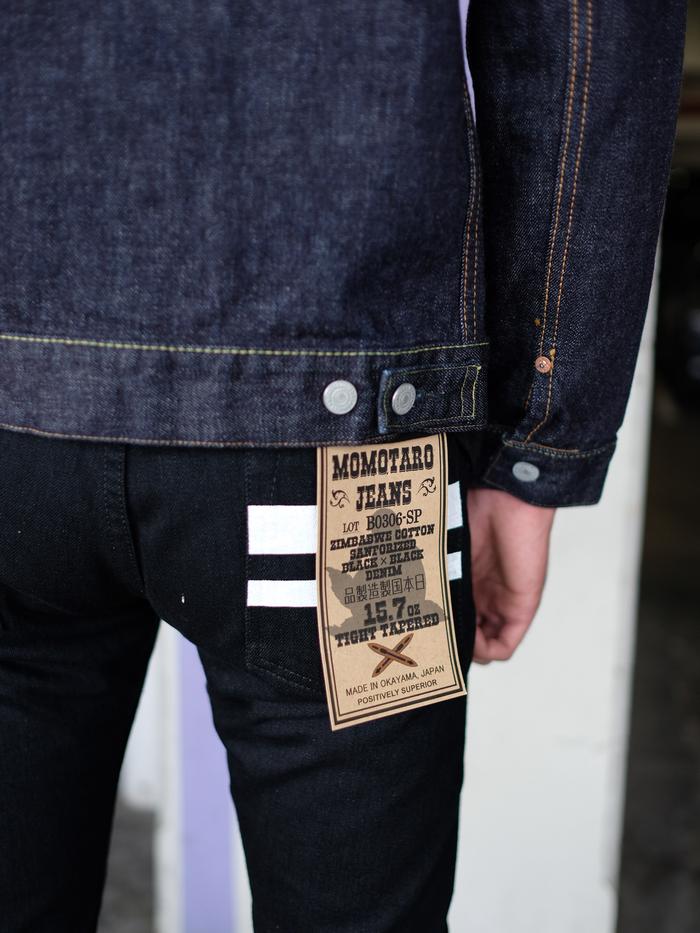 Jual Momotaro B0306SP Black Selvedge W30 Kota