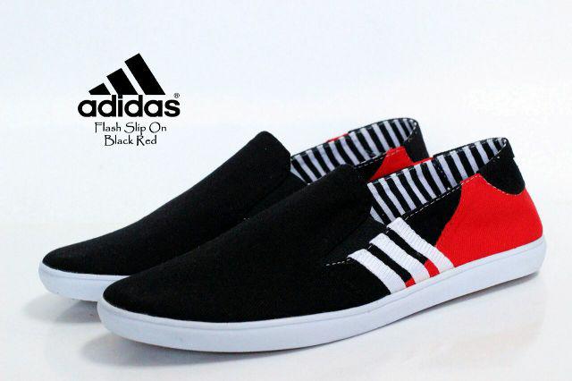 Jual sepatu slop santai pria adidas sz bonus kaos