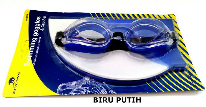 Jual Swimming Goggles with Cap Set 