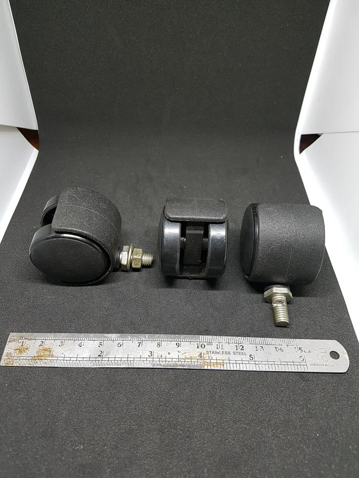 Gambar Roda bundar mika besar hitam untuk kaki meja, 3 buah dari UAV undefined Tokopedia