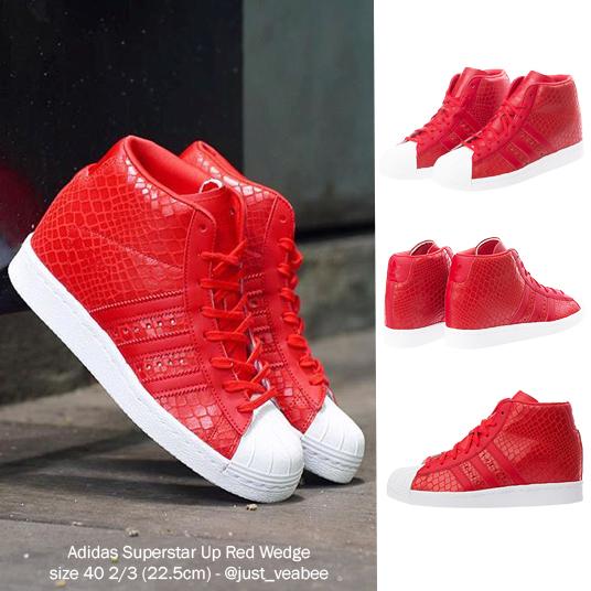 red wedge adidas