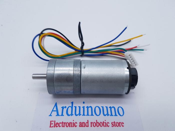 Gambar motor gearbox DC 25GA370 JGA25370 12v 70rpm with encoder high torque dari Arduinouno undefined Tokopedia