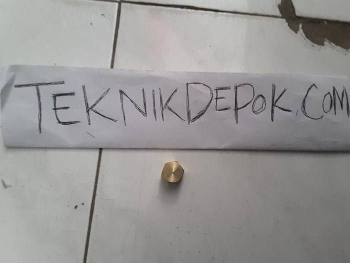 Jual dop 1/4 inch besi kuning cap tutupan pipa tutup air clean out dop ...