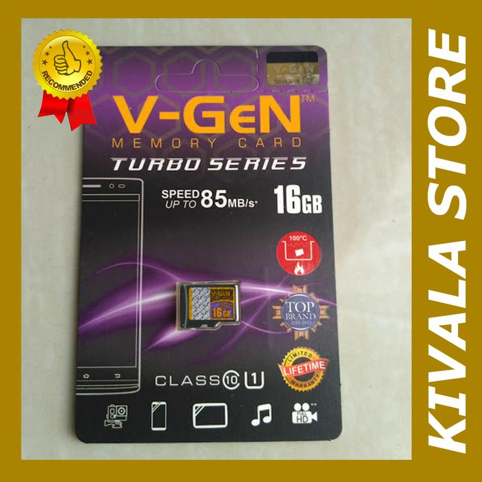 MicroSD 16GB class 10 vgen turbo original