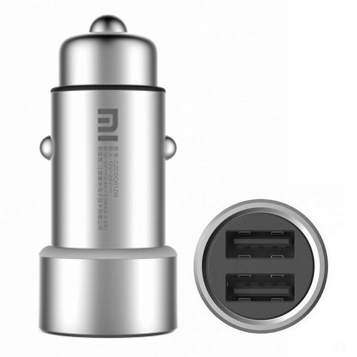 Jual Xiaomi Dual USB Metal Car Charger Mobil original 100