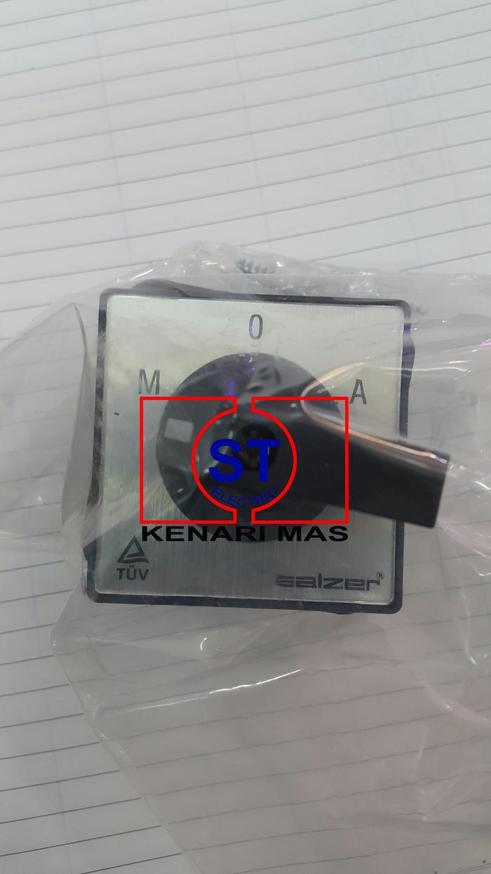 Jual Selector Switch / MOA / Manual OFF AUTO Salzer 1 Poles SA16 Jakarta Pusat ST Electric