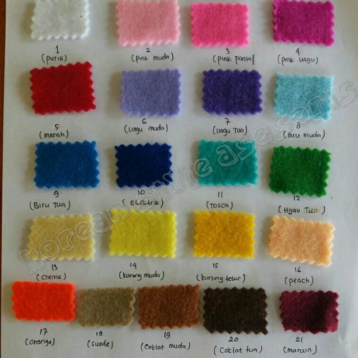 Jual Kain Flanel 25x25cm Untuk Kerajinan Tangan Atau Hidroponik Kab Tangerang Korean Style Asesoris Tokopedia