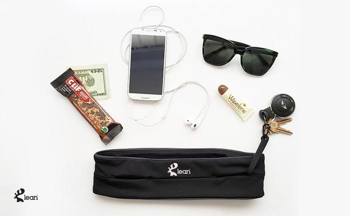 Gambar Flip Belt (Running belt / tas pinggang) untuk olahraga - Hitam, XL dari Lean Konsep undefined Tokopedia