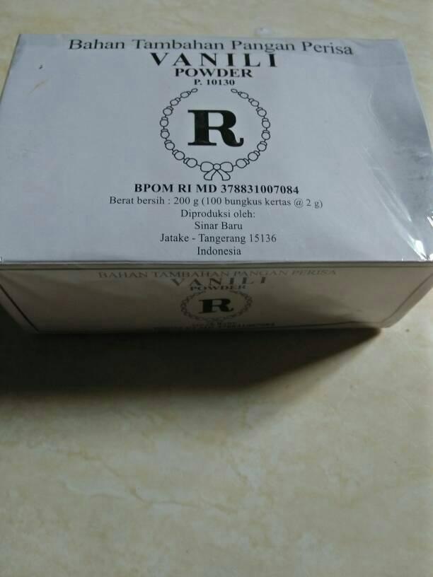 Jual Vanili Bubuk Vanili Powder Cap R 1box Isi 100sachet Membuat Harum Kue Jakarta Barat Azkamoshe Ol Tokopedia