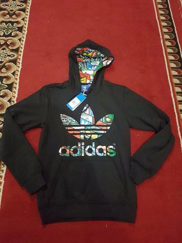 adidas label sweat hoodie