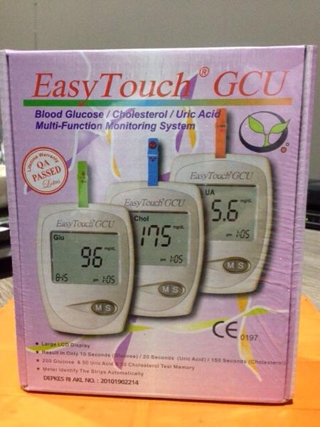 Jual Alat Test Gula Darah Asam Urat Kolesterol Alat Cek Easy Touch Gcu Jakarta Pusat Mikala Alkes 