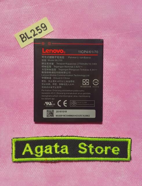 Gambar Baterai Batre BL259 ( Vibe K5, K5 plus,Lemon 3 ) Original 100% Ori dari Agata Store Acc undefined Tokopedia