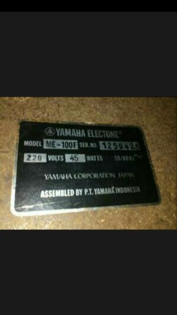 Gambar Electone Yamaha ME 100 F dari tuoko uijoo undefined Tokopedia