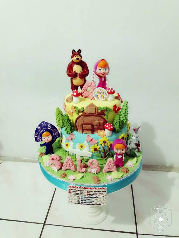 Gambar Kue Ulang Tahun / Birthday Cake karakter tingkat bulat 20+16 dari Novlauwcake undefined Tokopedia