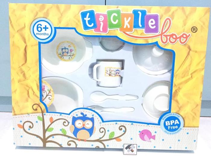 Gambar ALAT MAKAN BAYI KADO KELAHIRAN BABBY FEEDING SET PIRING GELAS BPA FRE dari YANTRAVELINDO undefined Tokopedia