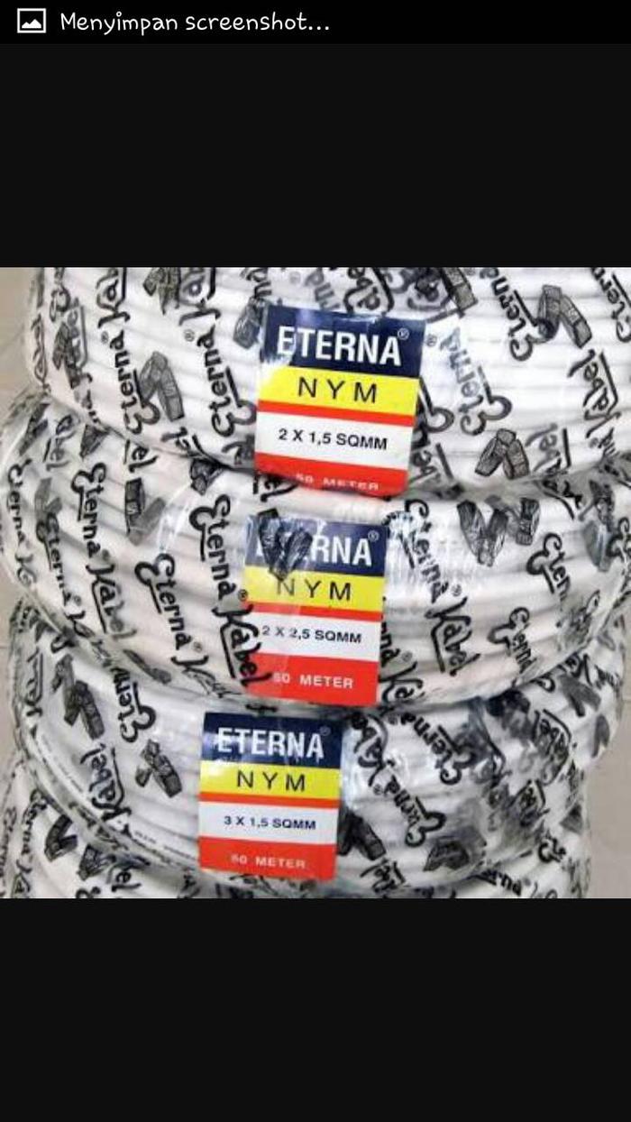 Gambar Kabel Eterna NYM 2x1.5/Kabel listrik eterna 30 meter - 20 meter dari mujur jaya 99989 undefined Tokopedia