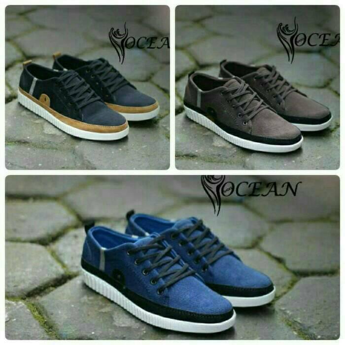 Gambar FREE KAOS KAKI, SEPATU CASUAL SNEAKERS OCEAN ORIGINAL 3 VARIAN BAGUS dari Asya shop Bandung undefined Tokopedia