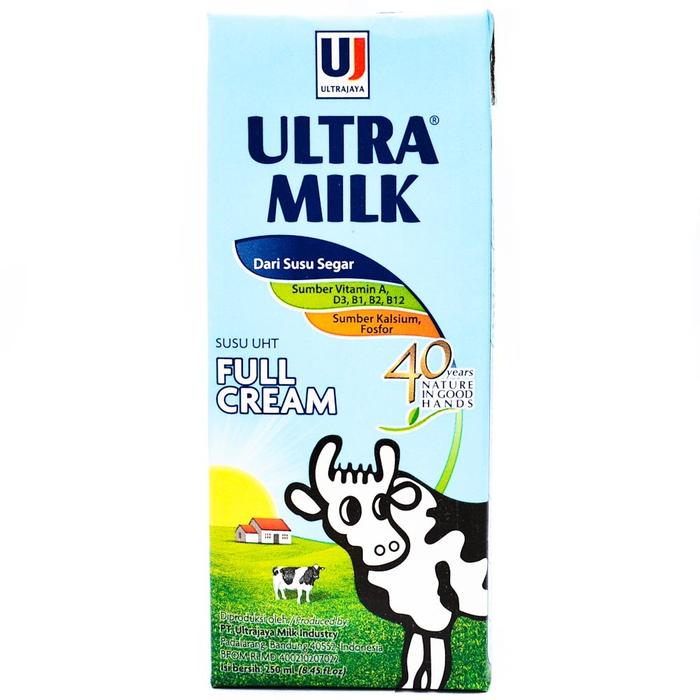 Jual Susu Uht Ultra Milk Full Cream 250 Ml Kota Surabaya Toko Oneway Tokopedia
