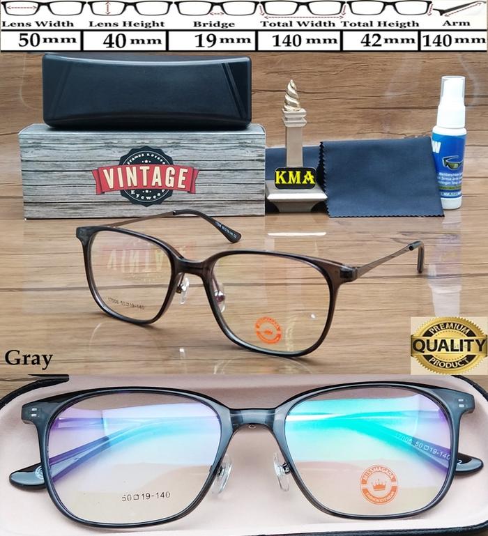 Gambar Frame kacamata minus MAHKOTA KING & QUEEN VINTAGE frame minus kotak dari Zee Eyewear undefined Tokopedia