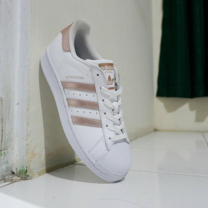 Jual Adidas Superstar Foundation White Rosegold Kota Bekasi