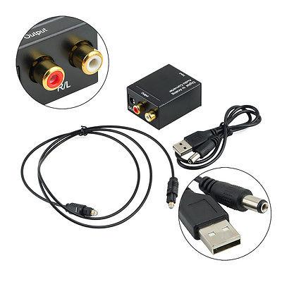 TO ANALOG + AUDIO 3.5MM (COAXIAL TO RCA 