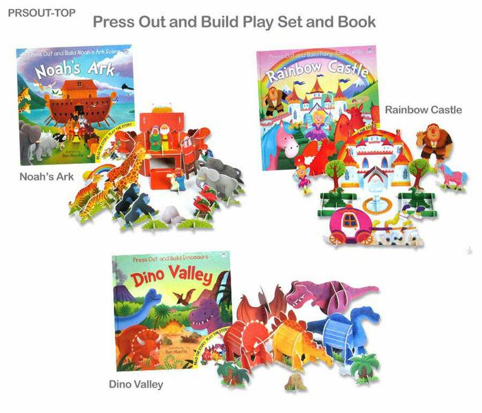 Gambar Press Out and Build Play Set and Book series dari lesnasius buku anak undefined Tokopedia