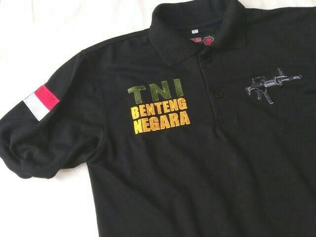 Gambar kaos polo tni ad - kaos pria - Hitam, M dari toko abri polri undefined Tokopedia