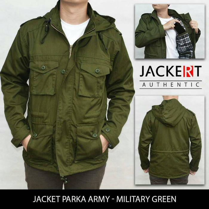 Jual Jaket Parka Army American Drill Best Seller Military Green Kota Bandung Export Jaket Tokopedia