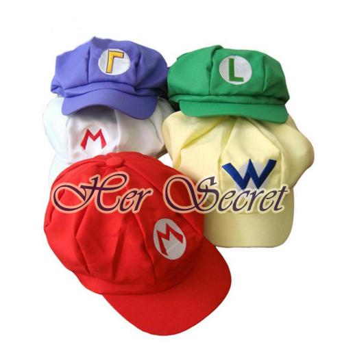 Jual Topi Luigi Mario Wario Waluigi 
