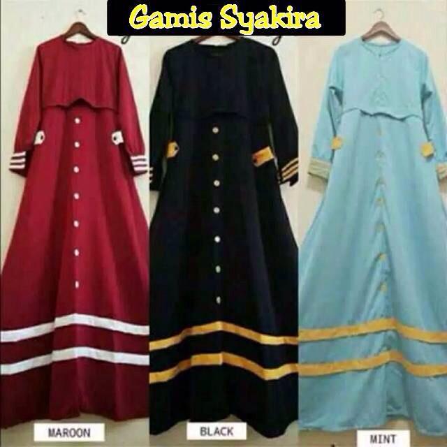 Gambar Shakira gamis dari sabilla fashion 2 undefined Tokopedia