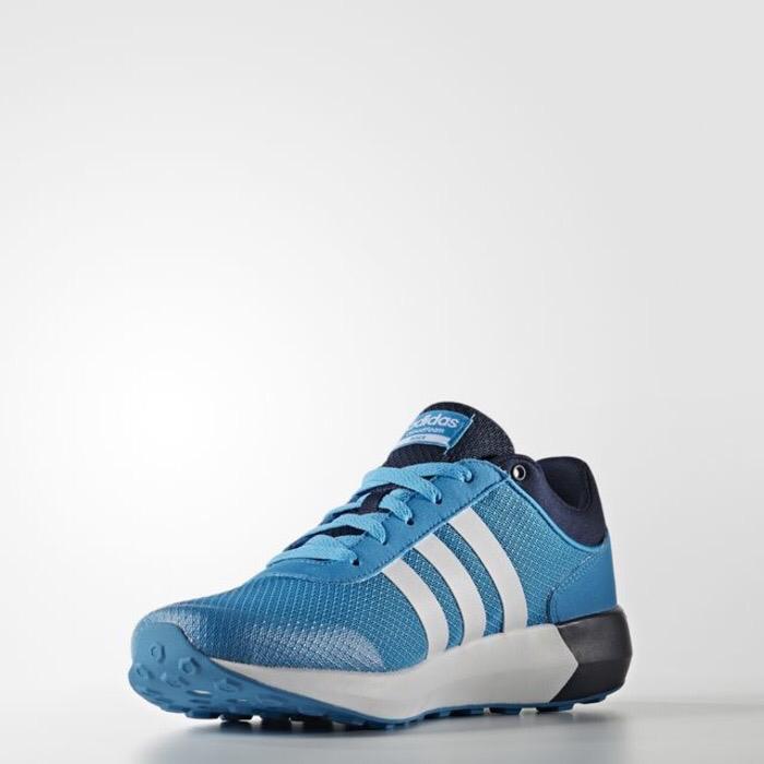 Adidas Men Neo Cloudfoam Race Shoes Blue Original