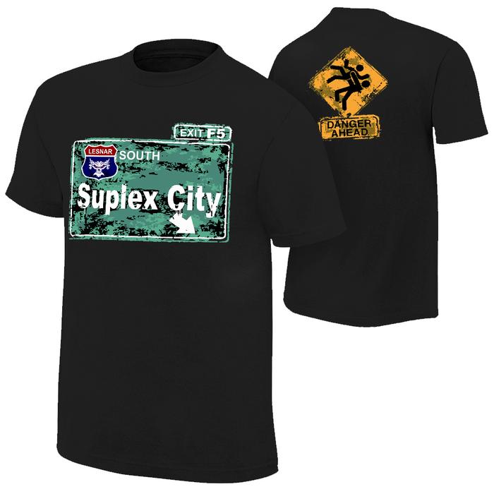 Gambar [KAOS 24's] WWE Brock Lesnar "Suplex City" T-Shirt - Hitam Lokal, S dari radiusclothes undefined Tokopedia