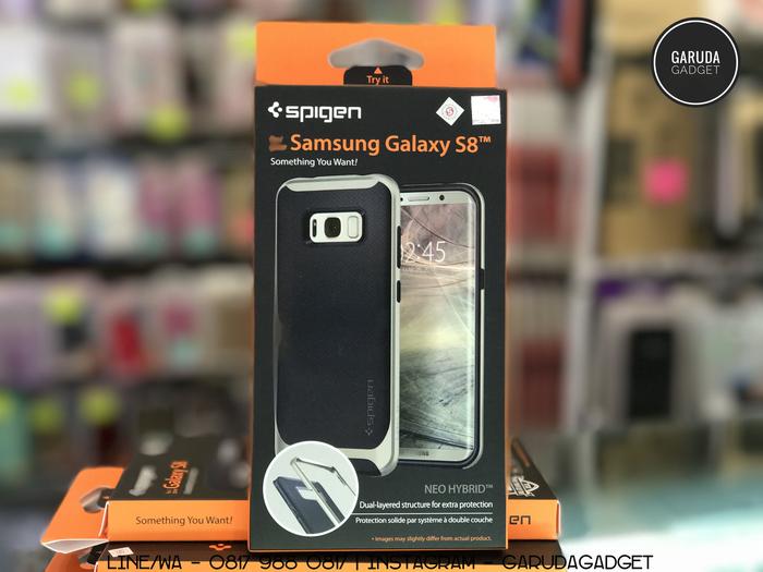 Jual Spigen Galaxy S8 Case Neo Hybrid Silver Arctic Original