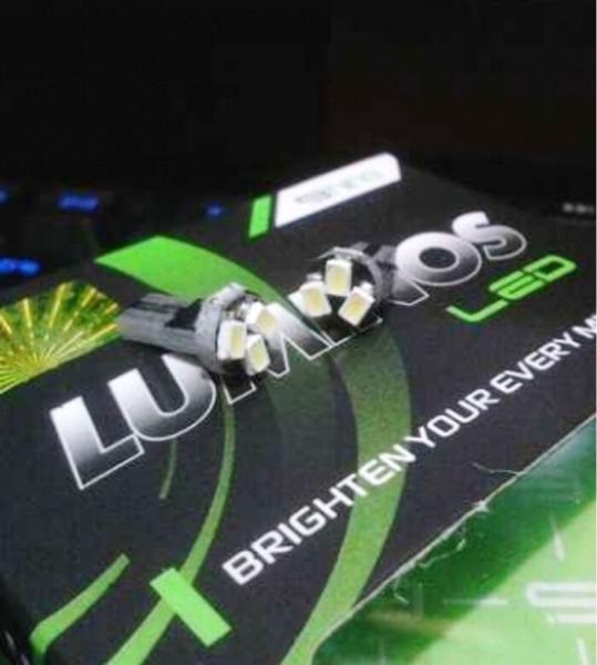 Gambar Lampu LED T5 3 Mata Merk Luminos / 9nine (Speedometer Mobil / Motor) dari JEKAV undefined Tokopedia