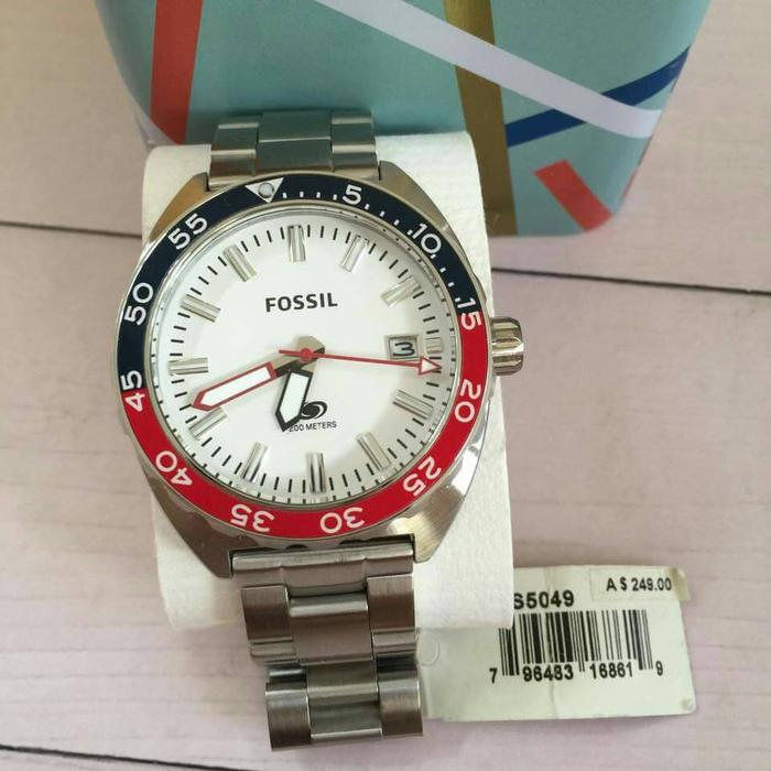 Jual Jam Fossil Breaker White Dial 