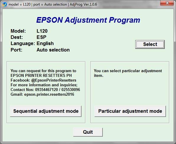 Jual CD Resetter Epson L120 UNLIMITED 