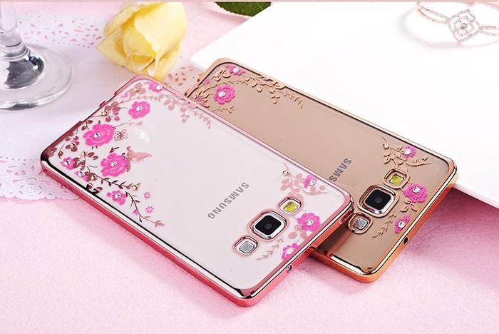 Gambar Samsung J2 J5 J7 Prime On5 On7 2016 soft case casing cover TPU FLOWER - J2 Prime, Gold dari Case Pedia undefined Tokopedia