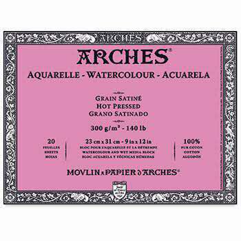 Jual Arches Aquarelle Paper Hot Press 9X12" 300G 20 Sheets - Kota Medan - Dw Art Store | Tokopedia