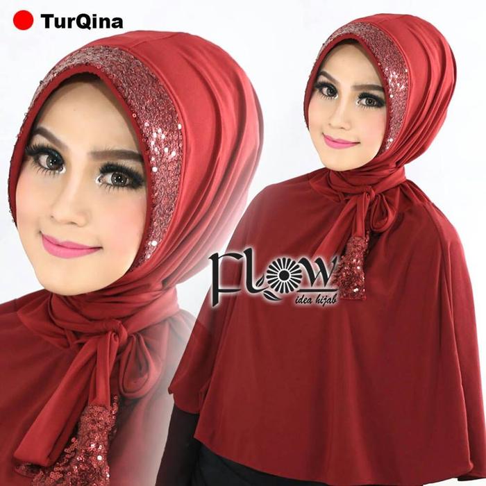 Gambar Jilbab Turqina / Khimar Turqina / Syiria Turqina / Bergo turkina dari Fit's Shop undefined Tokopedia