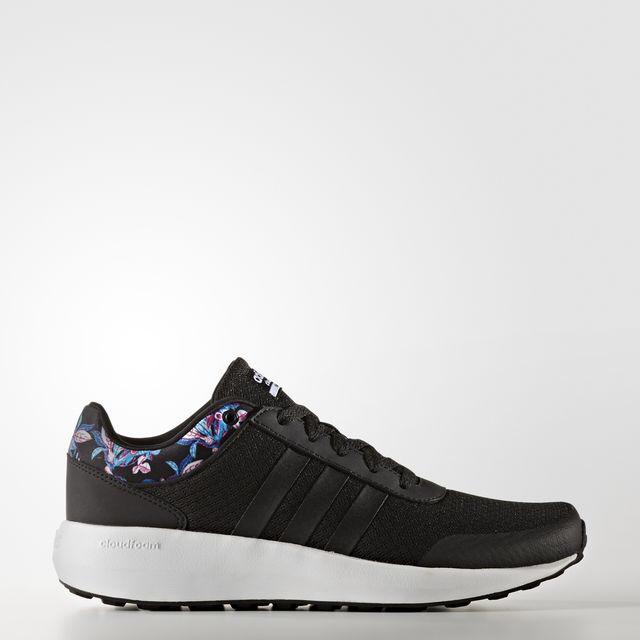 Adidas Neo Label Cloudfoam Race Shoes Black Original