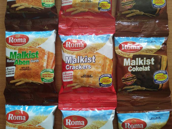 Gambar Roma Malkist Abon/ Crackers/ Coklat Isi 10 Pcs - Abon dari Oriefavo Store undefined Tokopedia