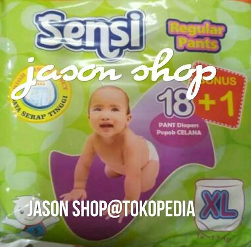 Jual Popok celana Sensi XL (18+1) pcs 