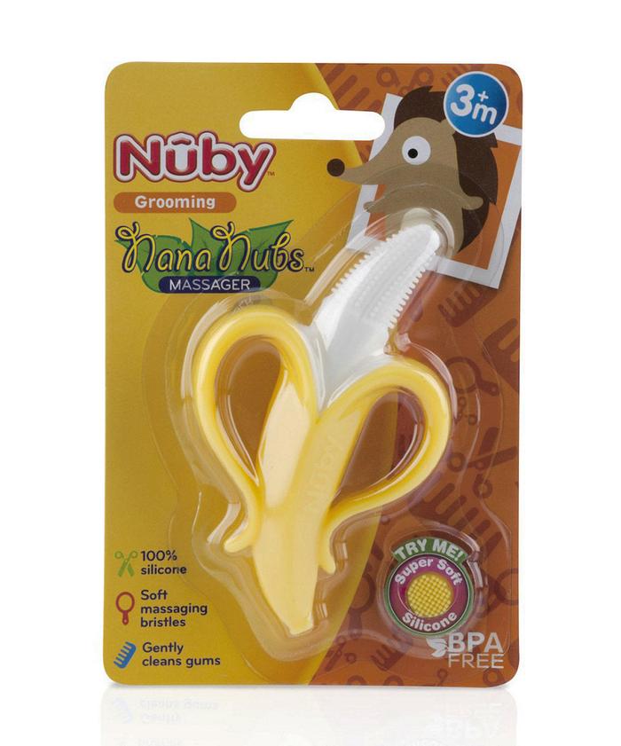 Amazon Nuby Silicone Teether With Bristles Corn Teether Nuby