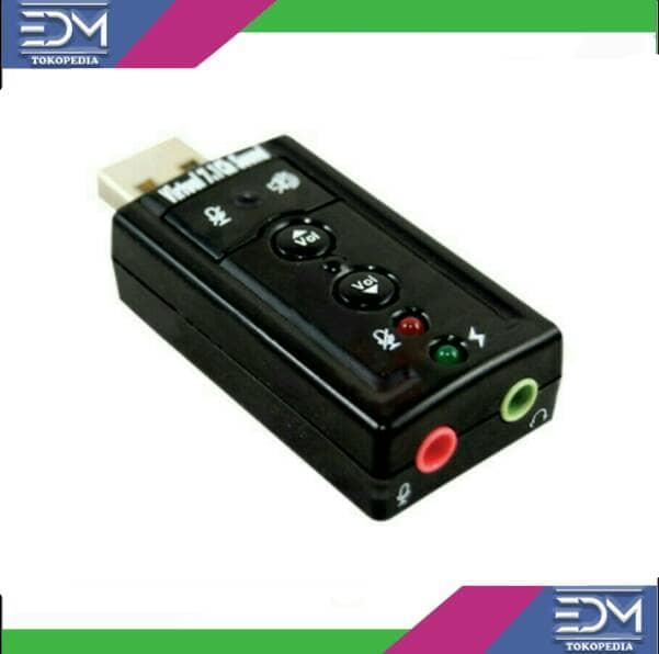 USB Soundcard Adapter Jack mic Channel di Edm Tokopedia