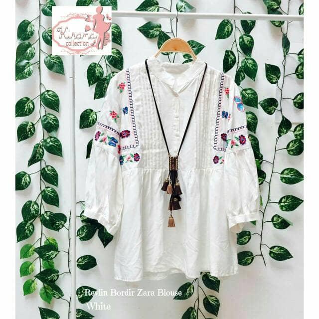 Jual blouse,baju zara,baju bordir,baju 