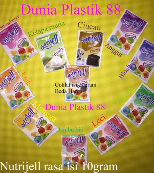Gambar isi 10gram tepung agar jelly powder NUTRIJELL nutrijel aneka RASA dari DUNIA PLASTIK 88 undefined Tokopedia
